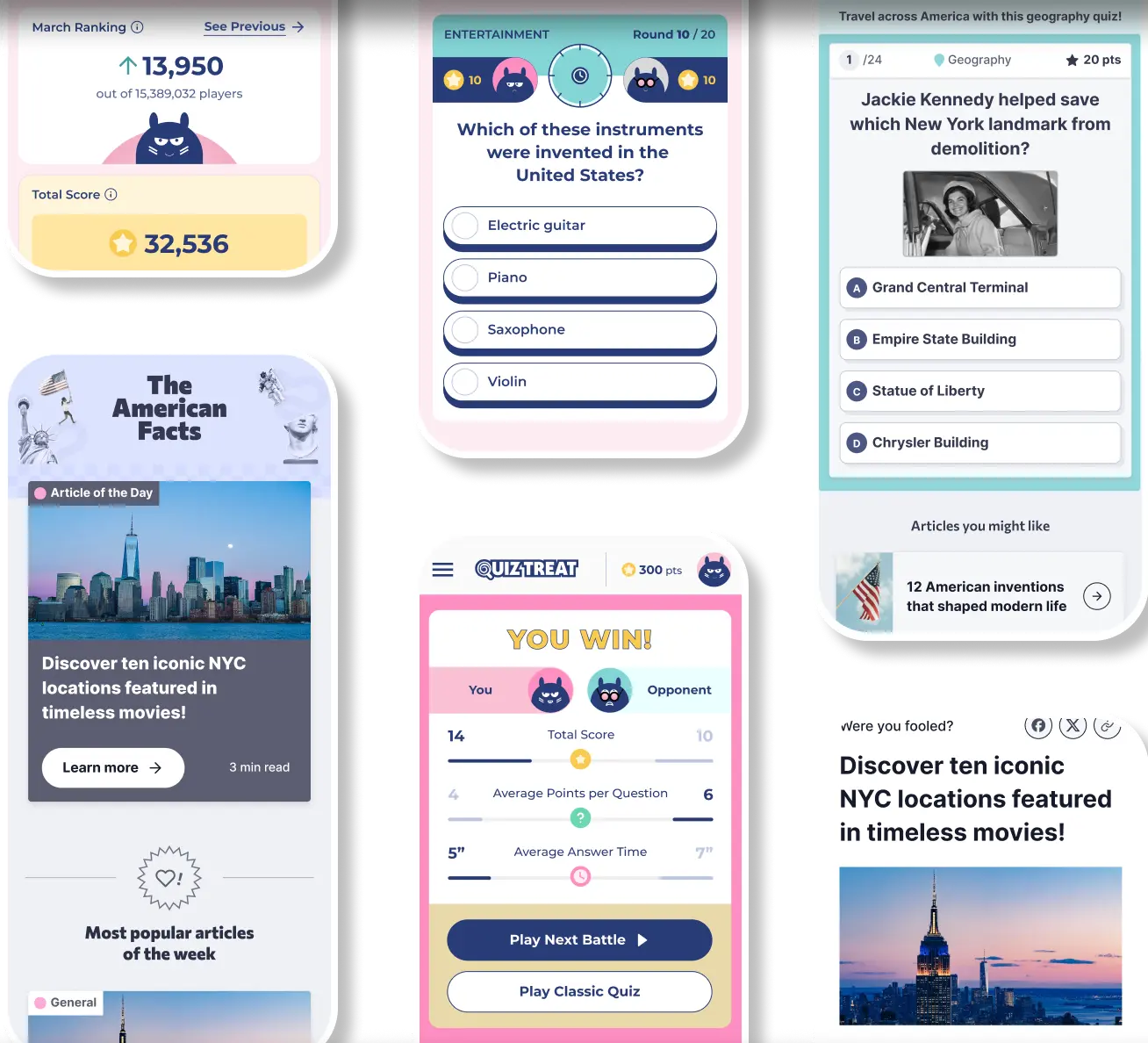 Screenshow Quiz Treat And The American Facts